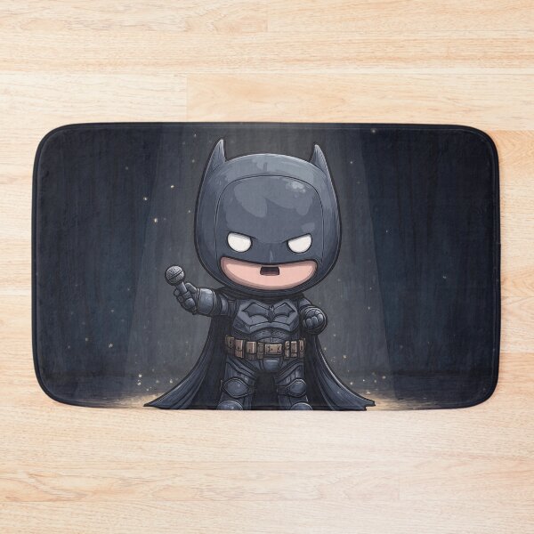 Item preview, Chibi Masked Hero on Stage – Cute and Funny Illustration designed and sold by LoomisDreams.