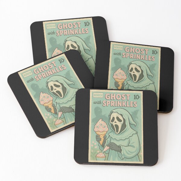 Item preview, Ghost with Sprinkles: Creepy Cute Halloween Cover designed and sold by bapupa.