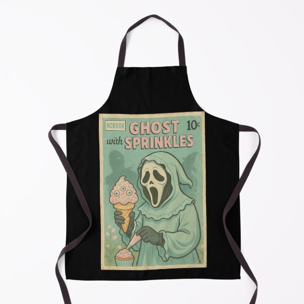 Item preview, Ghost with Sprinkles: Creepy Cute Halloween Cover designed and sold by bapupa.