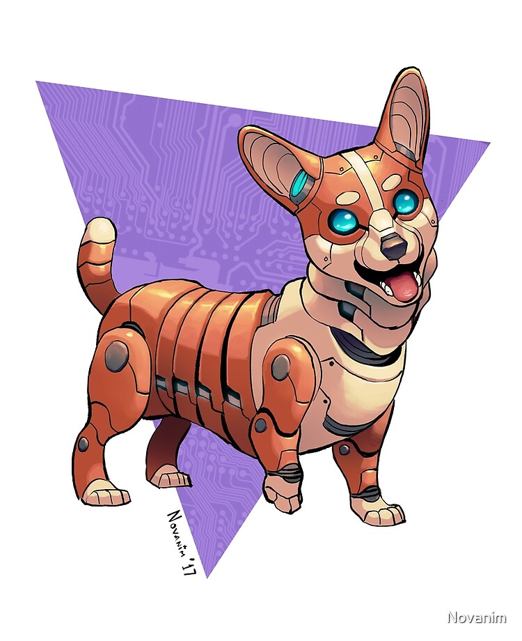 robot corgi