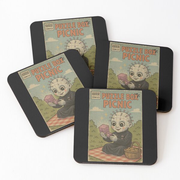 Item preview, Puzzle Box Picnic: Creepy Cute Halloween Cover designed and sold by bapupa.
