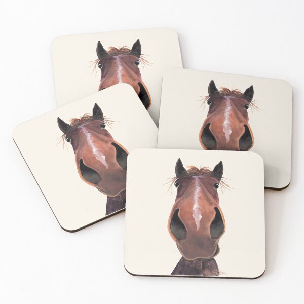 Item preview, HaPPY HoRSe PRiNT ' RoDNeY ' BY SHiRLeY MacARTHuR designed and sold by Shirley MacArthur Art.