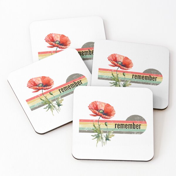 Item preview,  Red Poppy, Remember Watercolor , Veterans Day, Independence Day, 4th of july designed and sold by KolorellaS.