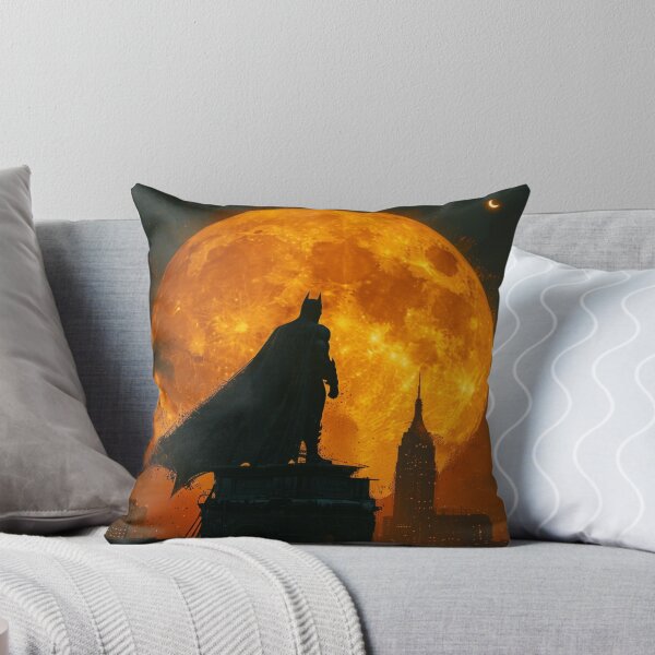 Item preview, Dark Hero Under the Full Moon – Epic Urban Illustration designed and sold by LoomisDreams.