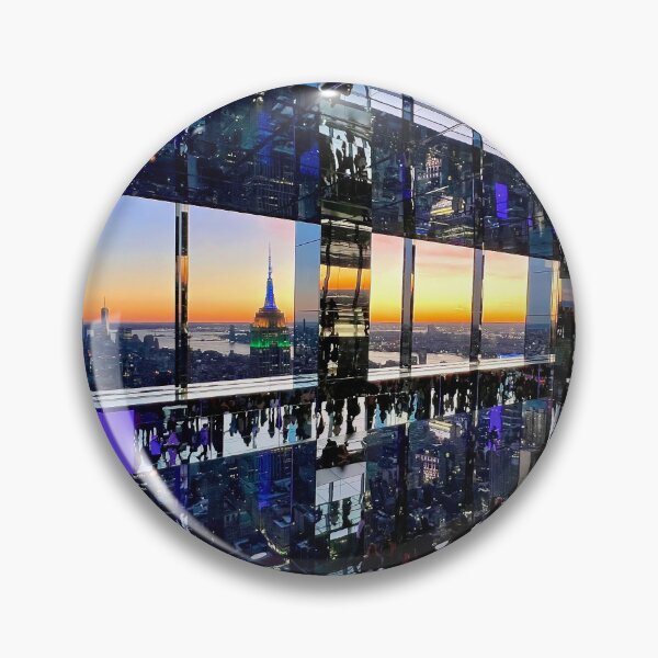 Item preview, Empire State at Sunset – Reflections from One Vanderbilt designed and sold by Artful-Roamer.
