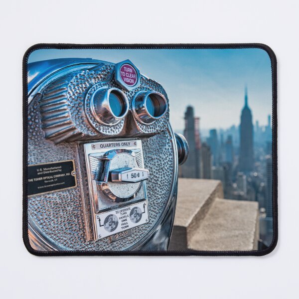 Item preview, Viewfinder to the City – Classic NYC Skyline Lookout designed and sold by Artful-Roamer.
