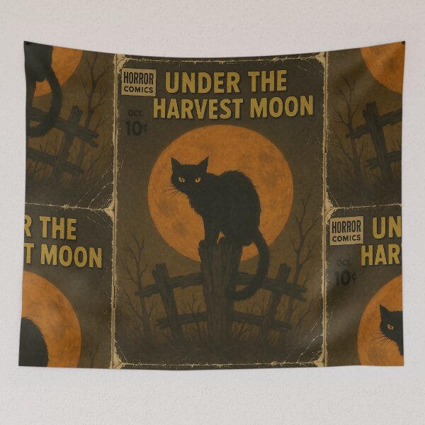 Item preview, Creepy Halloween: Under the Harvest Moon designed and sold by bapupa.