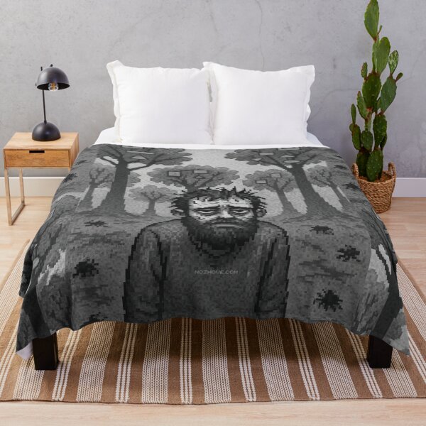 Item preview, Forest of Algorithms – Pixel Art in Grayscale designed and sold by nozhove.