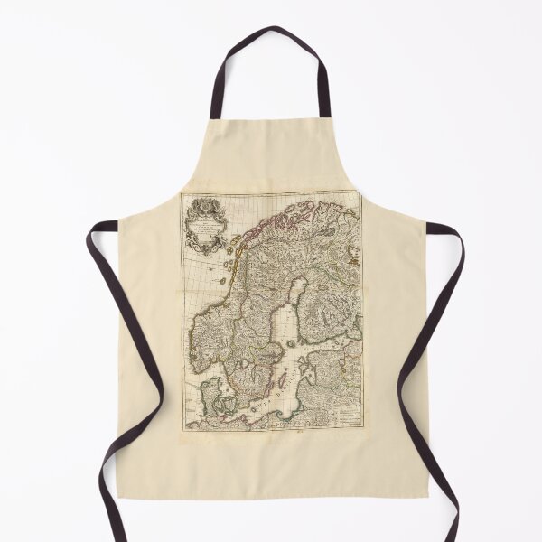 Item preview, Old Map of Scandinavia and Baltic 1706 designed and sold by PetsArt.