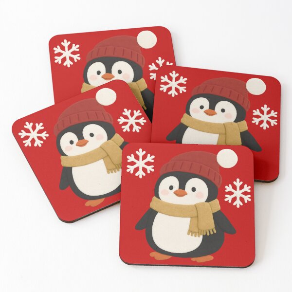 Item preview, Cute Christmas Penguin 2D Printing Craft (Not Embroidered) designed and sold by svarupa.