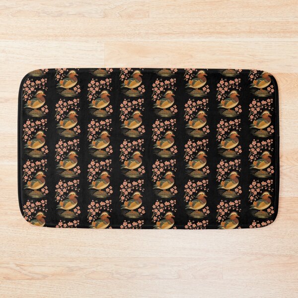 Item preview, Japanese Mandarin Duck with Cherry Blossoms Art designed and sold by EuropeanPrints.