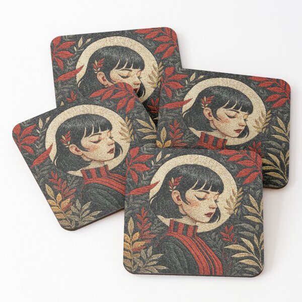Item preview, Mystical Forest Girl Illustration designed and sold by HeartloomStudio.