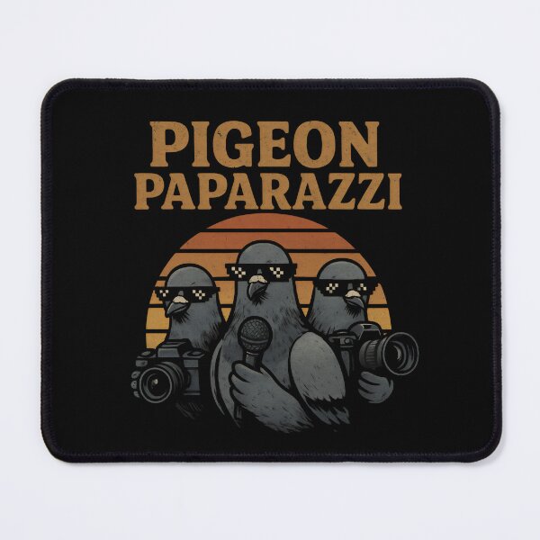 Item preview, Pigeon Paparazzi - Journalist - Reporter - Phtographer designed and sold by DemureArtsy.