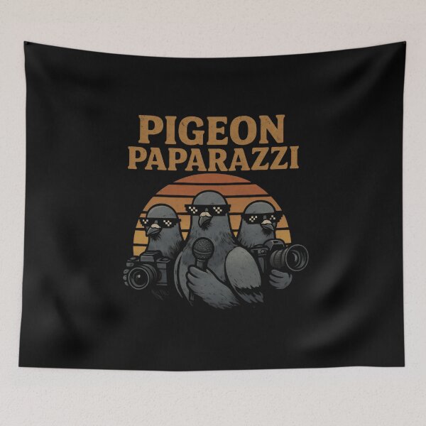Item preview, Pigeon Paparazzi - Journalist - Reporter - Phtographer designed and sold by DemureArtsy.