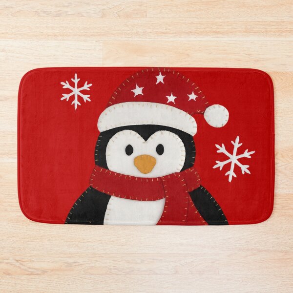 Item preview, Cute Christmas Penguin 2D Printing Craft (Not Embroidered) designed and sold by svarupa.
