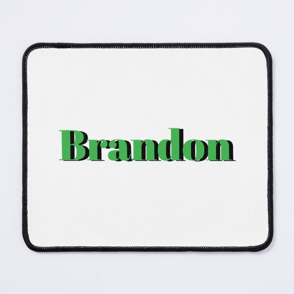 Item preview, Brandon Name Design – Bold Green Boys Name Gift designed and sold by Monika Howarth.