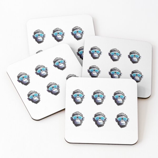 Item preview, Cool Chimpanzee with Sunglasses – Funky Retro Monkey Design designed and sold by starlooklike.
