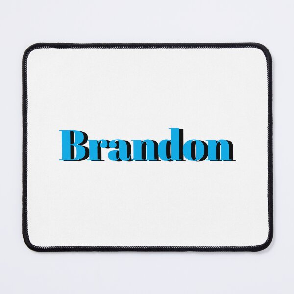 Item preview, Brandon Name Design – Bold Blue Boys Name Gift designed and sold by Monika Howarth.