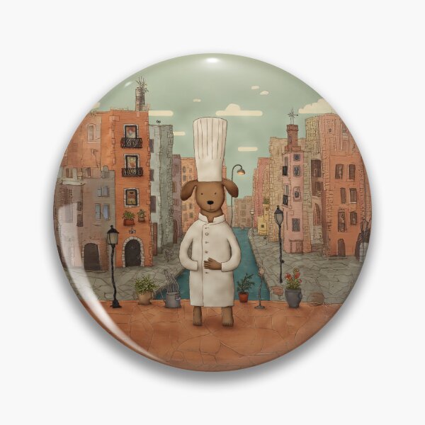 Item preview, Puppy Chef in the City designed and sold by Whimsical Hug.