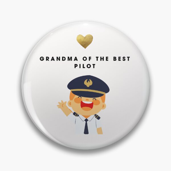 Artikelvorschau, Grandma of the best pilot entworfen und verkauft von CarolineAtelier.
