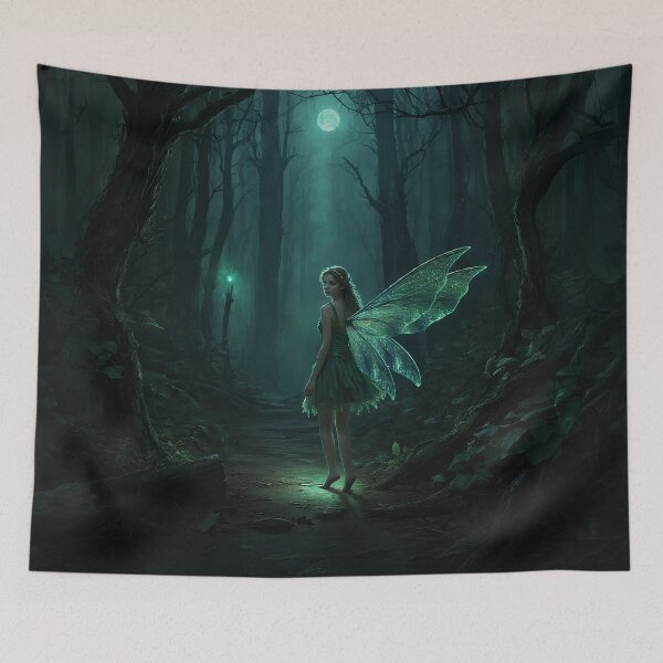 Item preview, Enchanted Forest Fairy Fantasy Art designed and sold by FairyJournal.