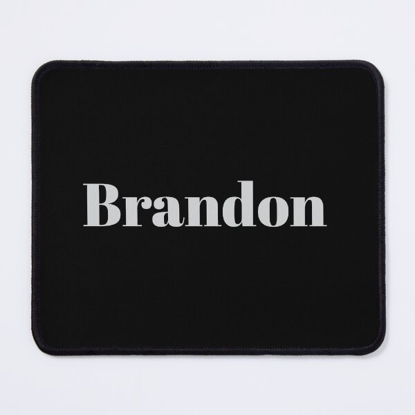 Item preview, Brandon Name Design – Bold Grey Boys Name Gift designed and sold by Monika Howarth.