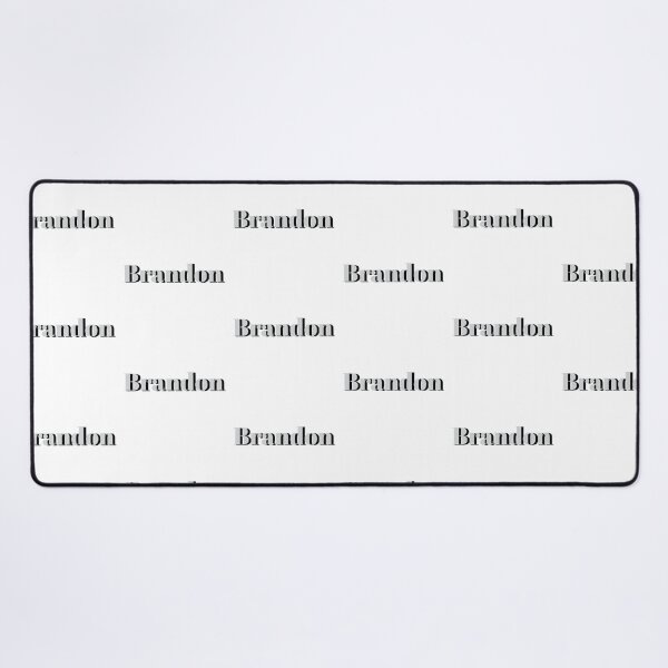 Item preview, Brandon Name Design – Bold Grey Boys Name Gift designed and sold by Monika Howarth.