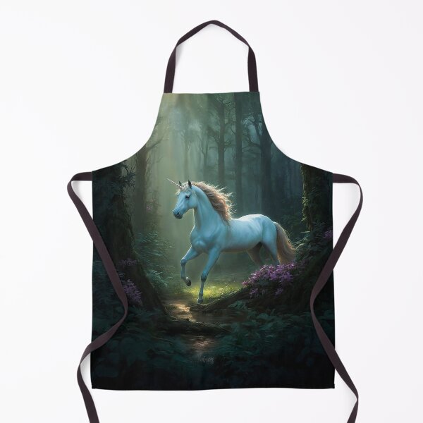 Item preview, Magical Unicorn in Enchanted Forest designed and sold by FairyJournal.