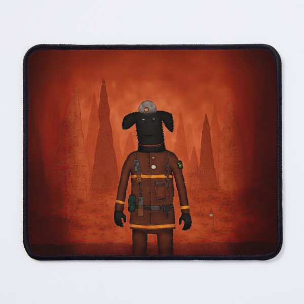 Item preview, Puppy Miner in a Fiery Land designed and sold by Whimsical Hug.