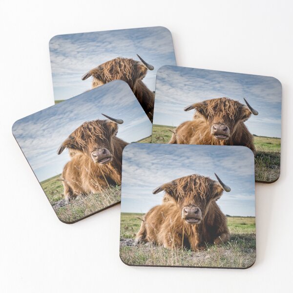 Item preview, Highland Cow Serenity – The Shaggy Icon  designed and sold by Artful-Roamer.