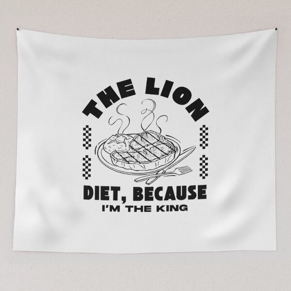Item preview, Carnivore diet: the lion diet, because I'm the king designed and sold by Peerless-Prime.