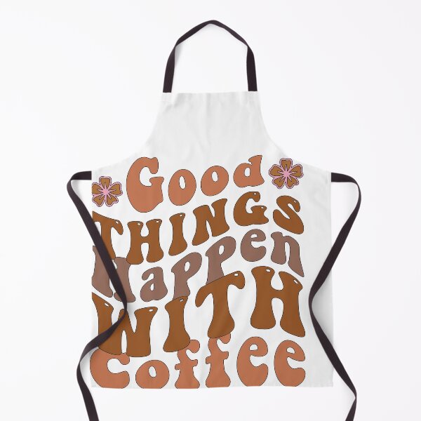 Item preview, Good Things Happen with Coffee – Positive Caffeine Quote designed and sold by artcultreone.
