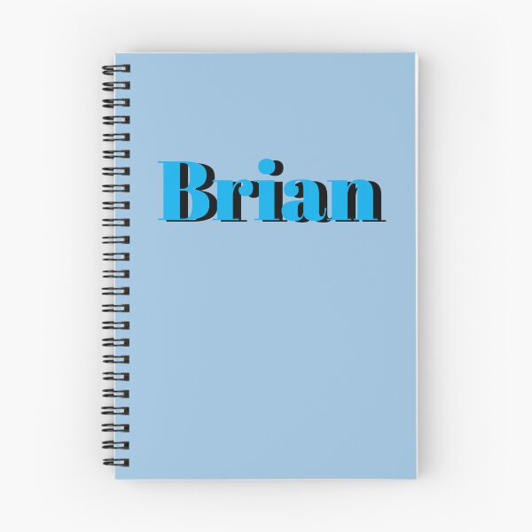 Item preview, Brian Name Design – Bold Blue Boys Name Gift designed and sold by Monika Howarth.
