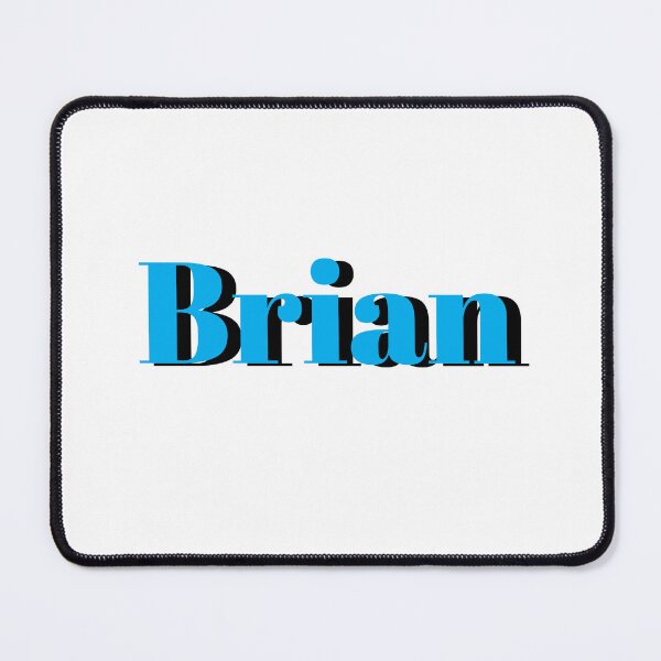 Item preview, Brian Name Design – Bold Blue Boys Name Gift designed and sold by Monika Howarth.