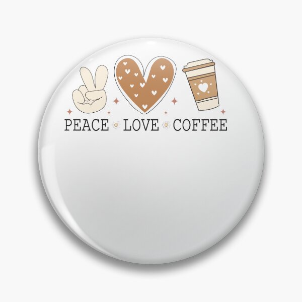Item preview, Peace Love Coffee – Boho Caffeine Lover designed and sold by artcultreone.