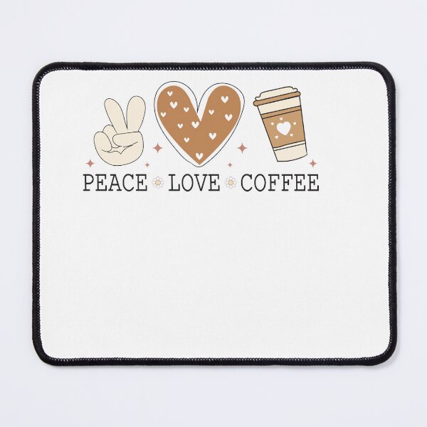 Item preview, Peace Love Coffee – Boho Caffeine Lover designed and sold by artcultreone.