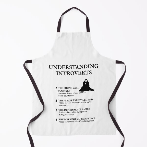 Item preview, UNDERSTANDING INTROVERTS – Funny Relatable Definitions designed and sold by PsyFlow35.