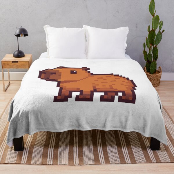 Item preview, Pixel Capybara - Gift for Retro 8-bit Gaming Chill Animal designed and sold by Jarminis.