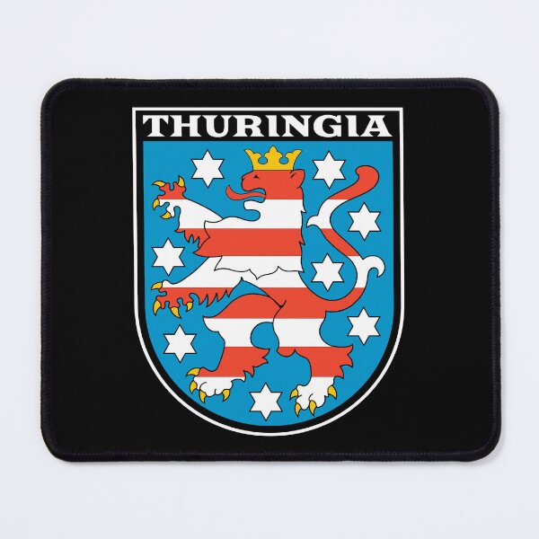 Item preview, Thuringia Coat of arms - Germany - Deutschland designed and sold by Paperfly Doodles.