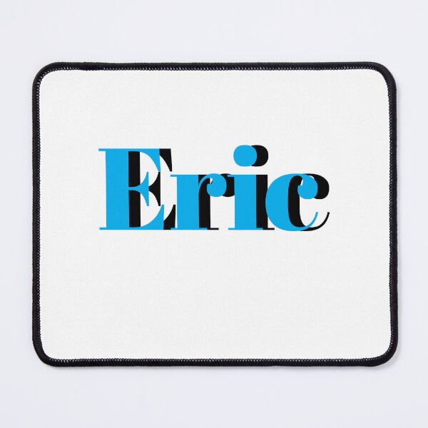Item preview, Eric Name Design – Bold Blue Boys Name Gift designed and sold by Monika Howarth.