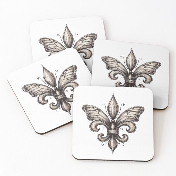 Item preview, Butterfly Fleur-de-lys designed and sold by Grypis.