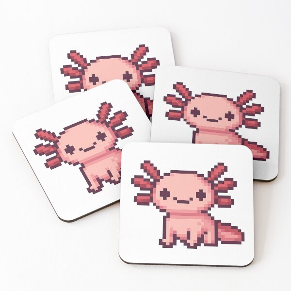 Item preview, Pixel Axolotl - Gift for Retro Gaming Cute Animal Art designed and sold by Jarminis.