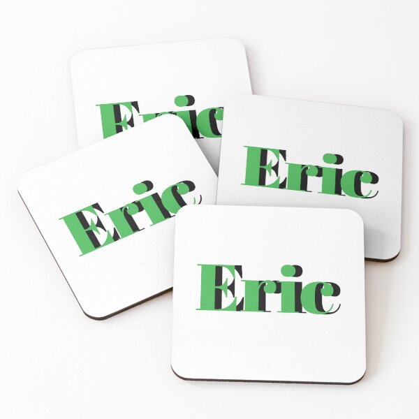 Item preview, Eric Name Design – Bold Green Boys Name Gift designed and sold by Artbymonika.