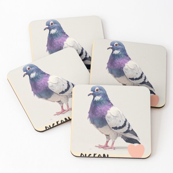Item preview, Pigeon whisperer with cute racing pigeon designed and sold by Pigeonarchy.