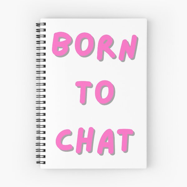 Item preview, Born to Chat designed and sold by Andykinoz.