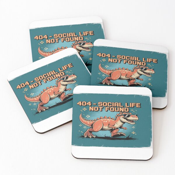Item preview, 404 – Social Life Not Found  designed and sold by Flareo-7.