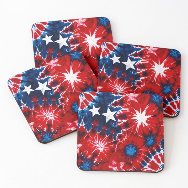 Item preview, Patriotic Red Blue Swirl Tie Dye 8 designed and sold by Tom-Johnson.