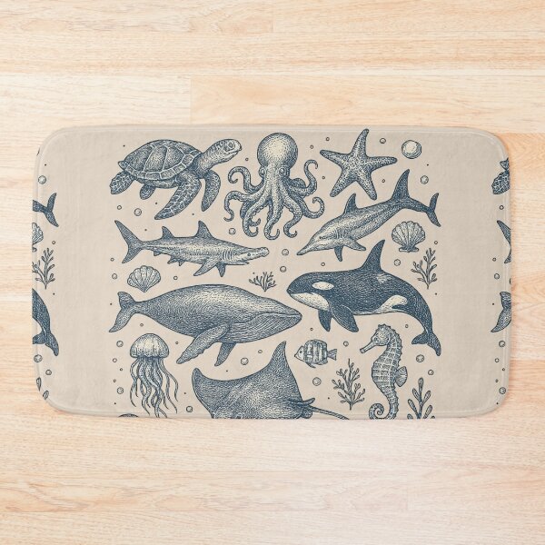 Item preview, Sea Animal 90's Retro Tshirt designed and sold by Piralez.