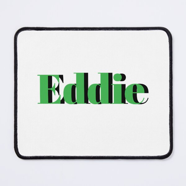 Item preview, Eddie Name Design – Bold Green Boys Name Gift designed and sold by Monika Howarth.