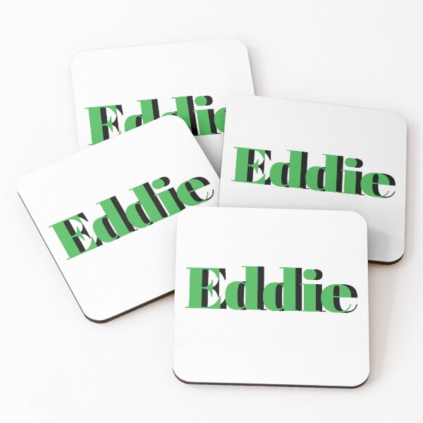 Item preview, Eddie Name Design – Bold Green Boys Name Gift designed and sold by Artbymonika.